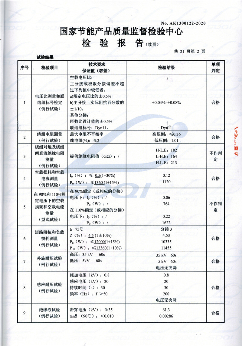 高低压试验报告-S11-1250汉滨汉滨汉滨油浸式变压器-2.jpg